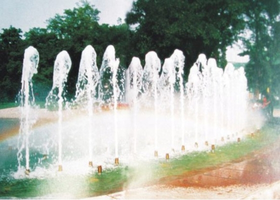 Völlig Messingtanzen-trockener Brunnen Jet Nozzles Vertical Water Spray