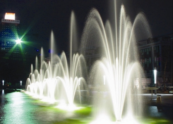 Brunnen-Zusätze des Pool-DN25 1" justierbare 3 Messingschichten blühen Blüten-Musik-Brunnen