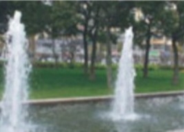 Große Luft-versieht Mischtrompeten-Musik-Tanzen-Brunnen 3/4" 63m/h mit einer Düse