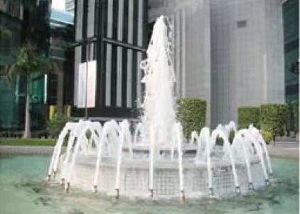 Kopf Tanz Brunnen Düsen Edelstahl Schaumstrahl für Musik Brunnen, Teich Brunnen