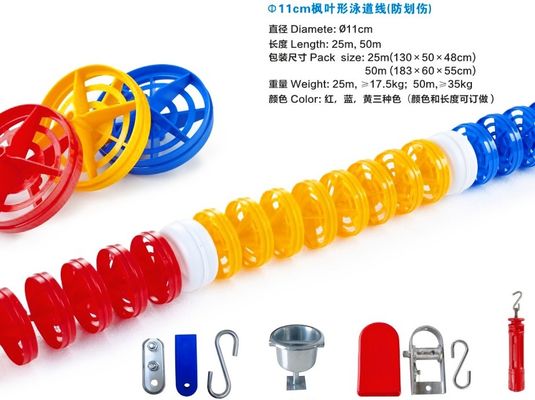 Swimmingpool-Weg-Linien des Plastik36kg 50m
