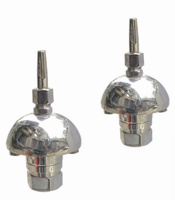 1,5" Messing-Chrome-Rotations-Drache-Wasser-BrunnenStrahldüse-Teich-Brunnen-Düsen-Kopf