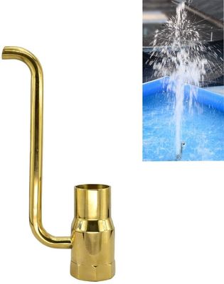 Messingschalen-Blasen-Wasser-Brunnen-Strahldüse-Teich-Brunnen versieht Sprinkler mit einer Düse
