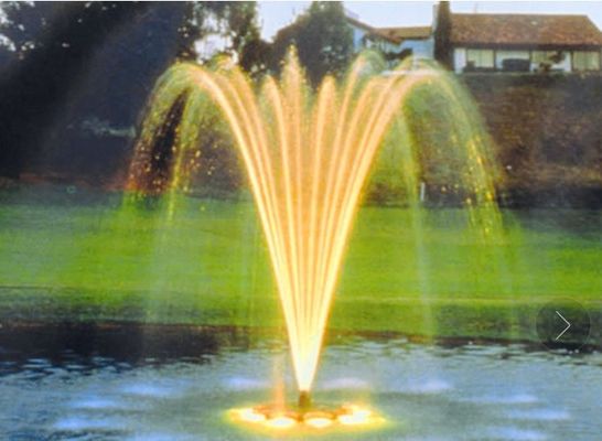 Messing-Chrome-Silber-Quasten-Brunnen-Strahldüse-Wasser-Teich-Brunnen-Spray-Köpfe