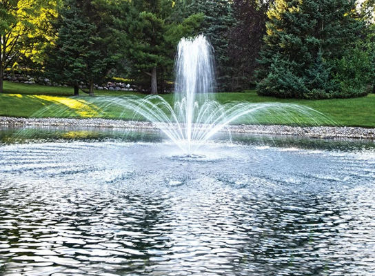 Hoher Spray, der 90mm Teich-musikalischen Wasser-Brunnen schwimmt