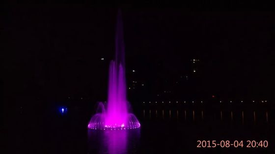 Buntes beleuchtetes 1m musikalisches Projekt Brunnen-SS304 im Freien
