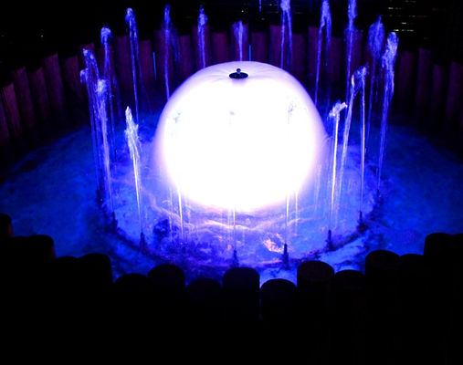 Bunter programmierbarer 800cm tanzender Pool-Brunnen