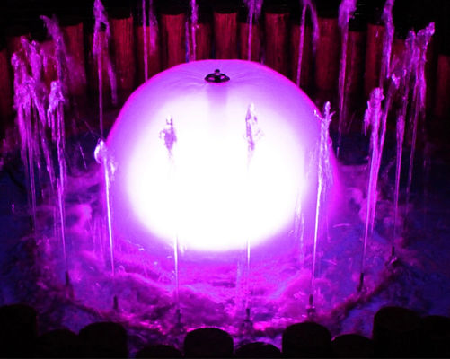 Bunter programmierbarer 800cm tanzender Pool-Brunnen