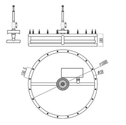 Tanzende Wasser-Eigenschaft der Inneneinrichtungs-110v 1M