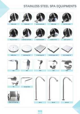 Edelstahl-Wasserfall-Jet der Pool-Zusatz-ISO9001
