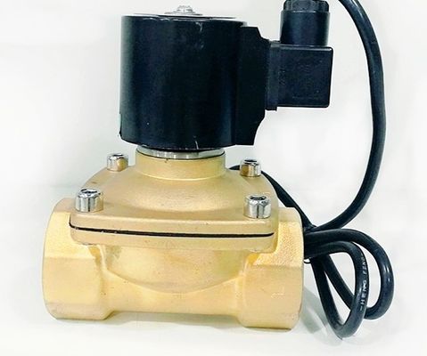 Wasserdichtes elektromagnetisches Messingventil DN25 AC/DC Wasser-IP68