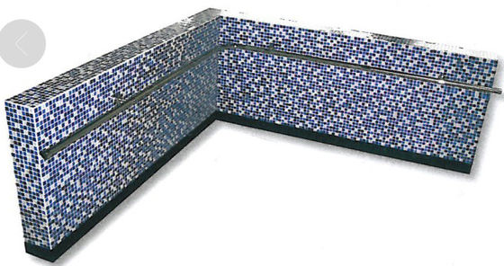 SS304 der Wand-Swimmingpool-Zupacken-Schiene gerade 1.0mm