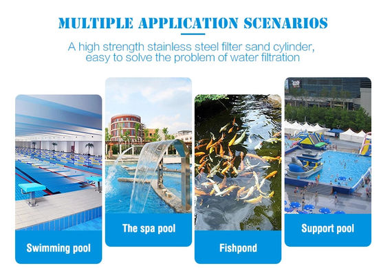450mm Seitenberg-Sandfilter für Swimmingpool
