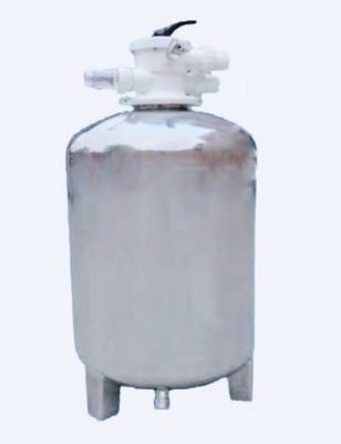 Bett-Sandfilter des Swimmingpool-Edelstahl-400mm tiefer