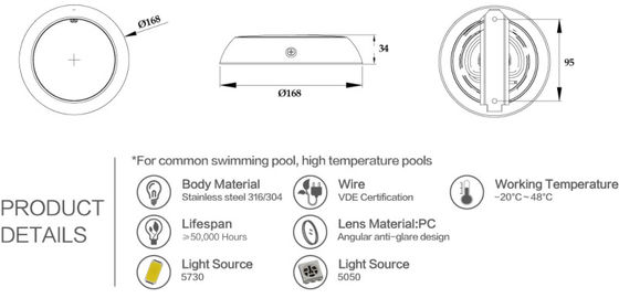 Wasserdichte Unterwasser-LED Lichter des einzelnen der Farbeip68 12 Watt-