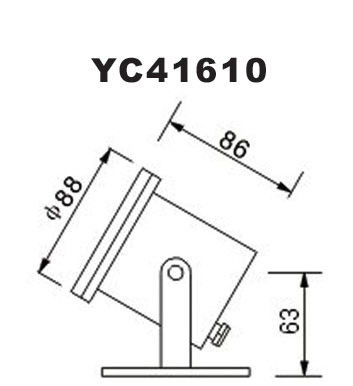 SS304 12V 3W imprägniern Unterwasser-LED-Lichter