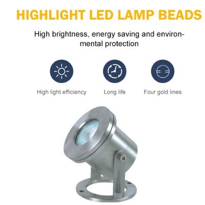 SS304 12V 3W imprägniern Unterwasser-LED-Lichter