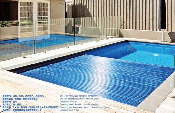 Wasserdichte Swimmingpool-Abdeckung 24V 8X5M elektrische