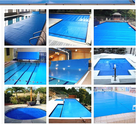 Blasen-Art Handbuch-Swimmingpool-Abdeckung IP68 4mm mit Rolle