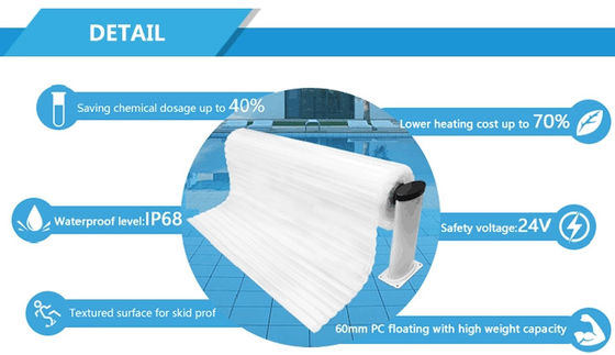 IP68 24V 8X4M automatisch über Grundpool-Abdeckungen