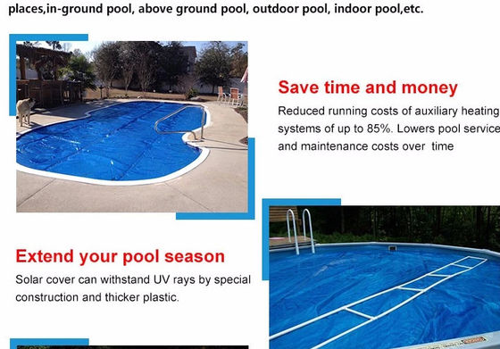 PET 2.5×50m 400 Mikrometer-Solarswimmingpool-Abdeckung