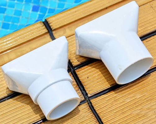 Plastik 1,5 Zoll über Boden-Pool-Überlauf