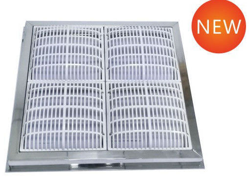 POOL-Boden-Abfluss SS304 490x490mm oben genannter Grund