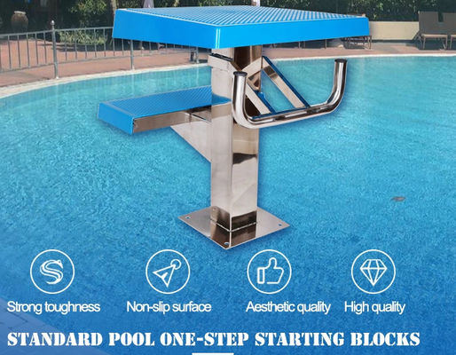 2 Swimmingpool-Startblock des Schritt-Edelstahl-500mm
