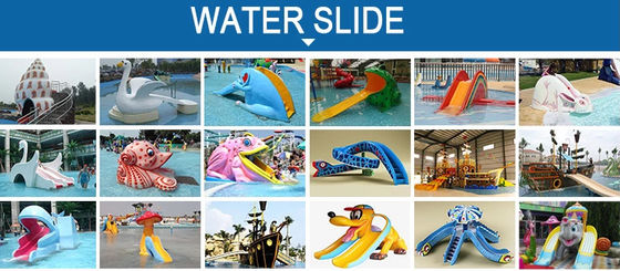 Fiberglas-Swimmingpool-Piraten-Wasserrutsche