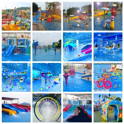 Fiberglas-Swimmingpool-Piraten-Wasserrutsche