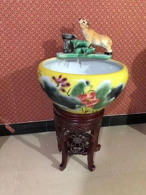 Fische Aquarium-Zusatz-Lotus-Muster CCC Koi rollen