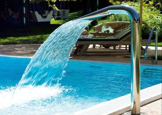600mm Pool-Brunnen-Zusatz-Edelstahl-Wasserfall-Jet