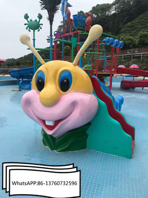 Tuv-Anti-UVfiberglas Caterpillar Aqua Water Slides