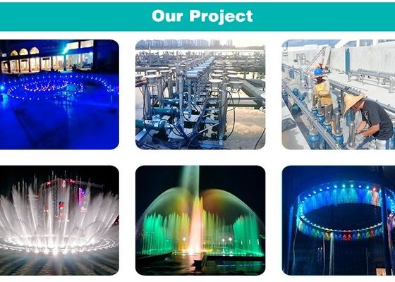 Edelstahl-Düsen-Wasser-Schirm-Projektion des Brunnen-60m3/h