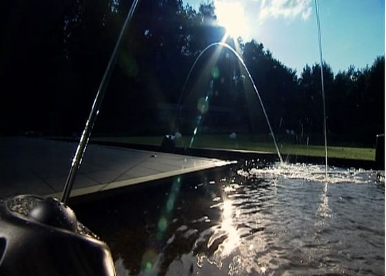 Buntes blätteriges 1m Wasser-Tanzen-springende Brunnen-Jets