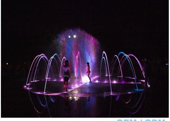 Buntes blätteriges 1m Wasser-Tanzen-springende Brunnen-Jets
