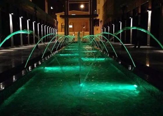 6000 blätterige Brunnen-Düse l/h 20mm mit Lampe 9W LED RGB