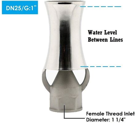 Tanzen-Brunnen DN25 SS304 versieht Teich-Sprinkler mit einer Düse