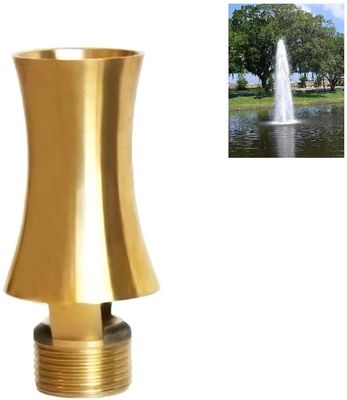 gelbe Messingturm-Wasser-Brunnen-Spray-Köpfe des eis-12m3/H