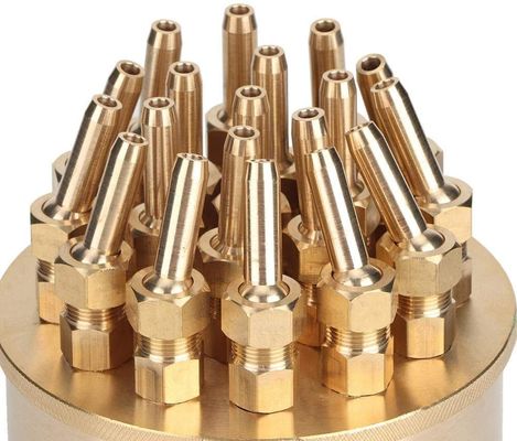 Messing-DN40 1 1/2“ 3 Schichten blühen Brunnen Jet Nozzle