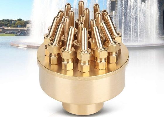 Messing-DN40 1 1/2“ 3 Schichten blühen Brunnen Jet Nozzle