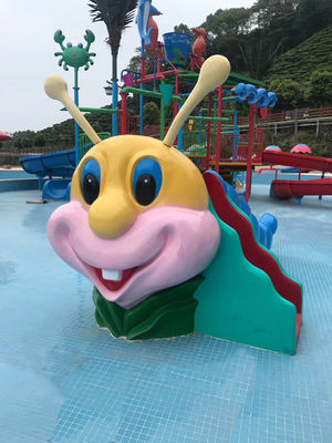 Tuv-Kinderspielplatz-Schiffs-Wasserrutsche für Hinterhof-Erholungsort