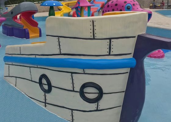 Tuv-Kinderspielplatz-Schiffs-Wasserrutsche für Hinterhof-Erholungsort