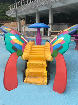 Kundengebundene Fiberglas-Wasser-Park-Ausrüstungs-Schmetterlings-Wasserrutsche