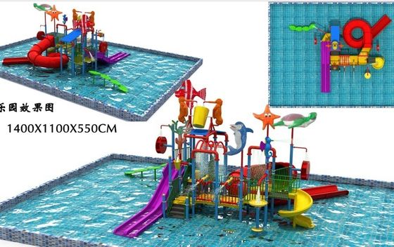 Kundengebundene Fiberglas-Wasser-Park-Ausrüstungs-Schmetterlings-Wasserrutsche