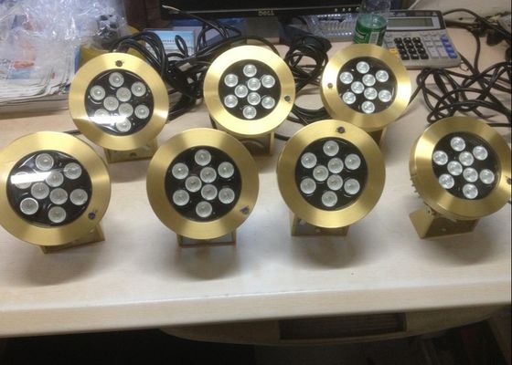 DMX512 Messing-2700K 6W RGB führte Unterwasserpool-Lichter