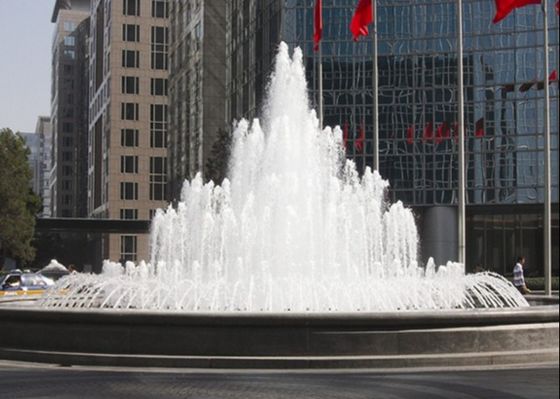 Edelstahl-große Messingluft-Mischtrompeten-Brunnen-Jet