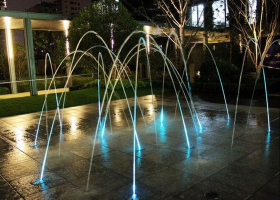 8000L/H SS5001 blätterige einzelne Farbe des Brunnen-Düsen-Jet9w LED