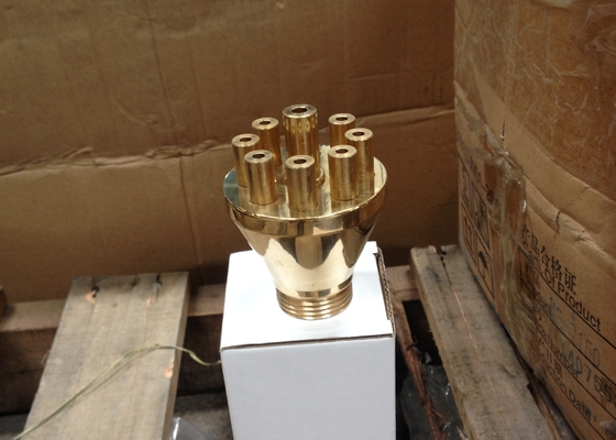 Messing-Concertrating-Schießen-Brunnen Jet Nozzle 55m3/h DN40