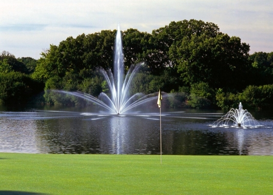 Edelstahl-sich hin- und herbewegender Wasser-Brunnen für See